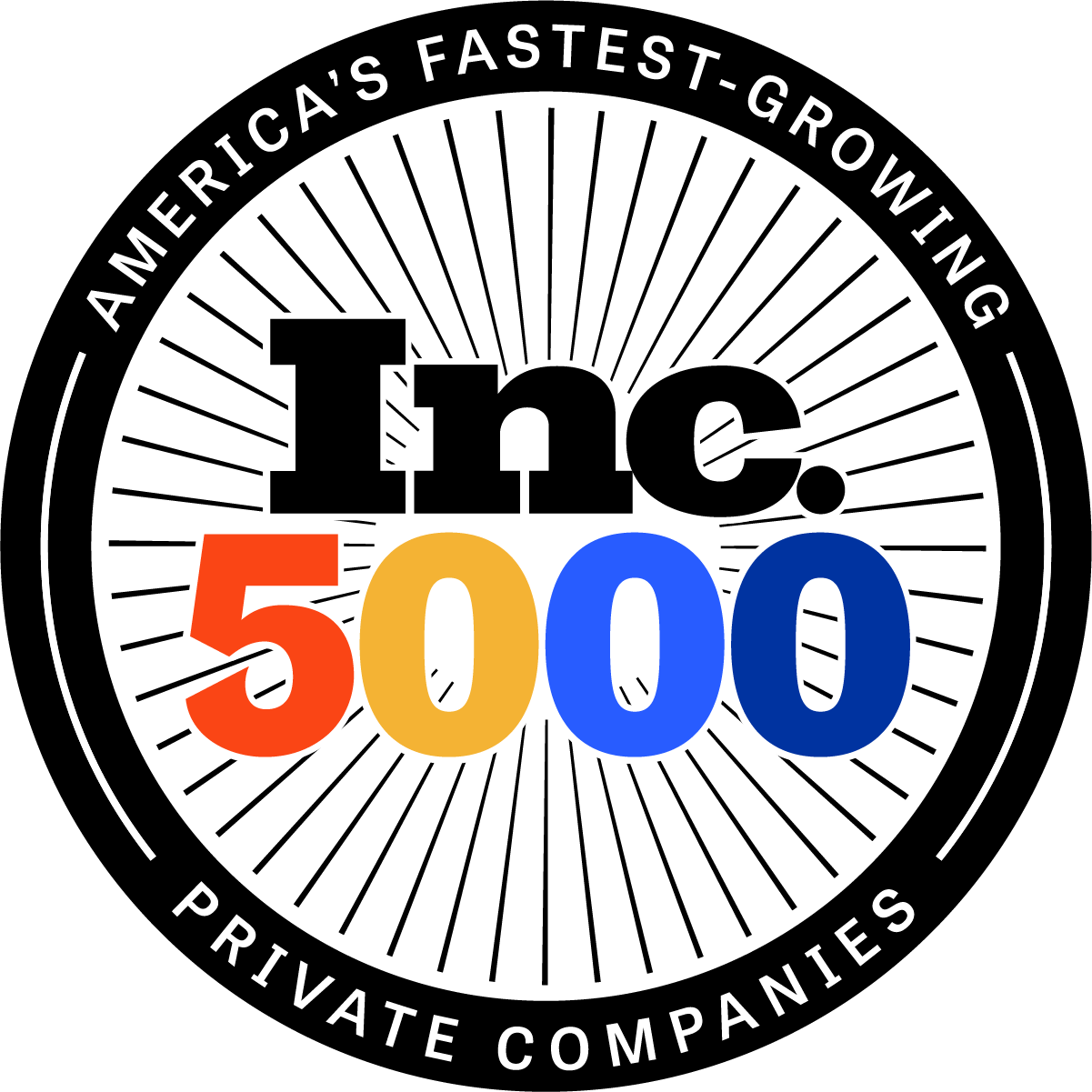 Inc 5000 Color Medallion Logo